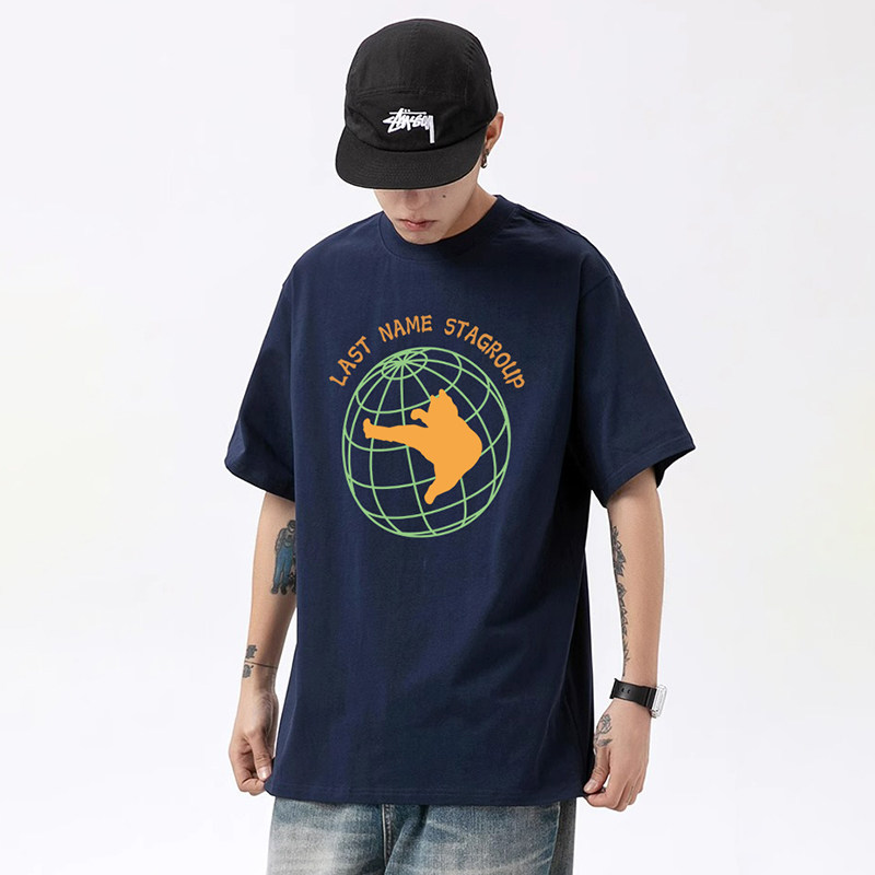 STA美式潮牌宽松纯棉夏季百搭T恤