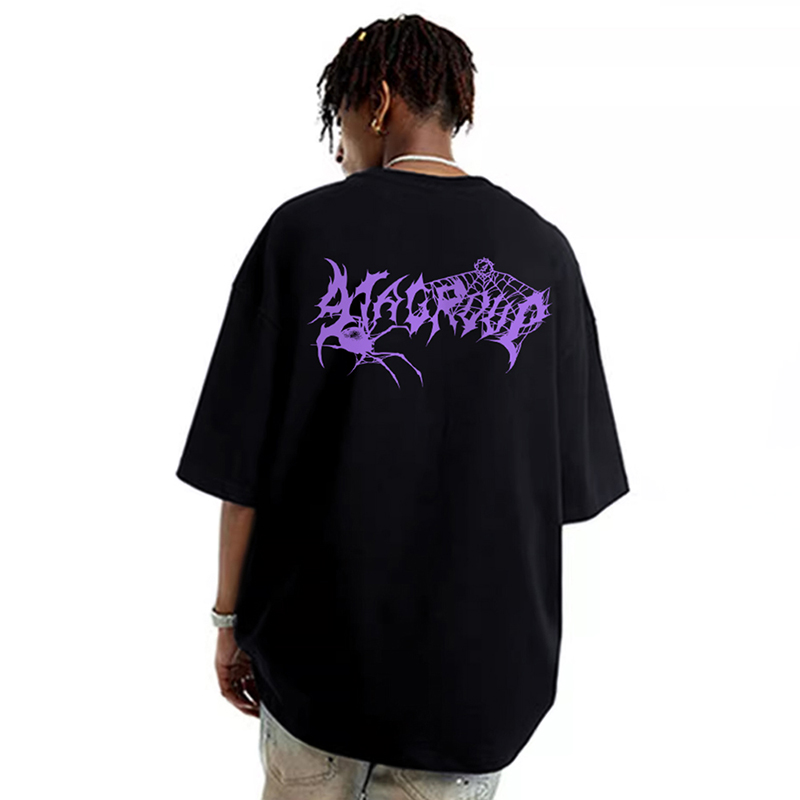 STA美式复古字母印花短袖T恤