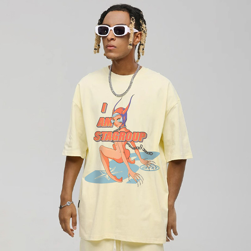 STAAM联名魔女潮牌男女短袖T恤