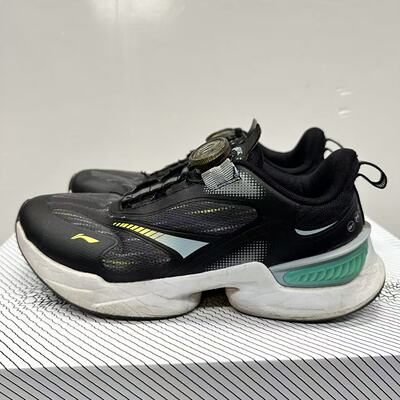 （瑕疵门店样鞋）李宁童鞋男女大童轻便旋转纽扣休闲鞋YKCU120