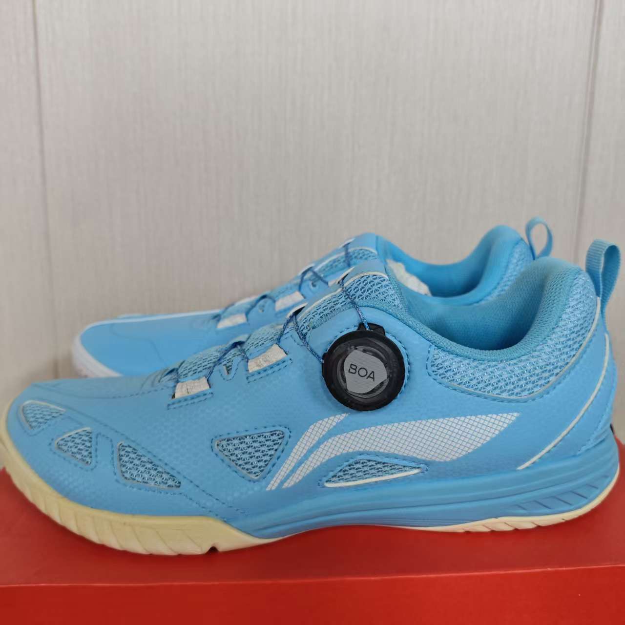 （瑕疵门店样鞋）李宁MAGE ESS男旋钮乒乓球比赛鞋APTT001