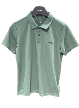 李宁健身系列短袖新款男子户外运动短袖速干运动POLO衫APLU139