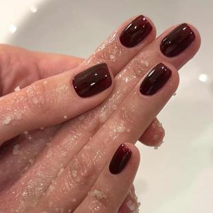 买2送1秋冬指甲油车厘子酒红免烤快干持久不可剥裸色安可拉红美甲