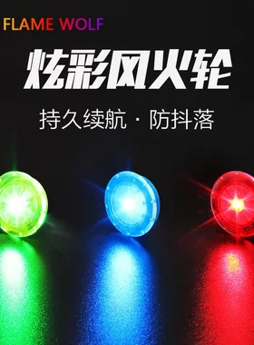 自行车灯平衡车夜骑风火轮辐条灯