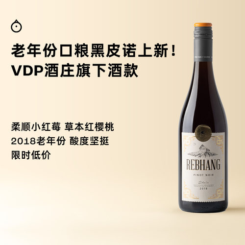企鹅市集 黑皮诺 德国莱茵VDP旗下酒庄雷柏行干红葡萄酒红酒2018