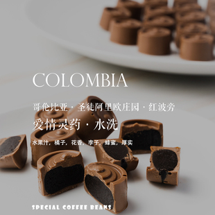 咖啡豆下单烘焙 哥伦比亚Colombia圣徒阿里欧爱情灵药 水洗红波旁