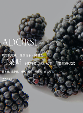 咖啡豆下单烘焙Ethiopia耶加雪菲阿朵斯Adorsi TOH限量微批次227g