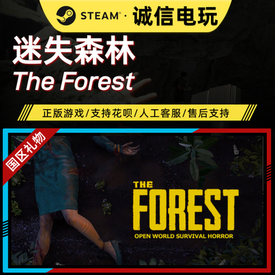 迷失森林 The Forest 全新成品账号  Steam正版 零时长白号可换绑