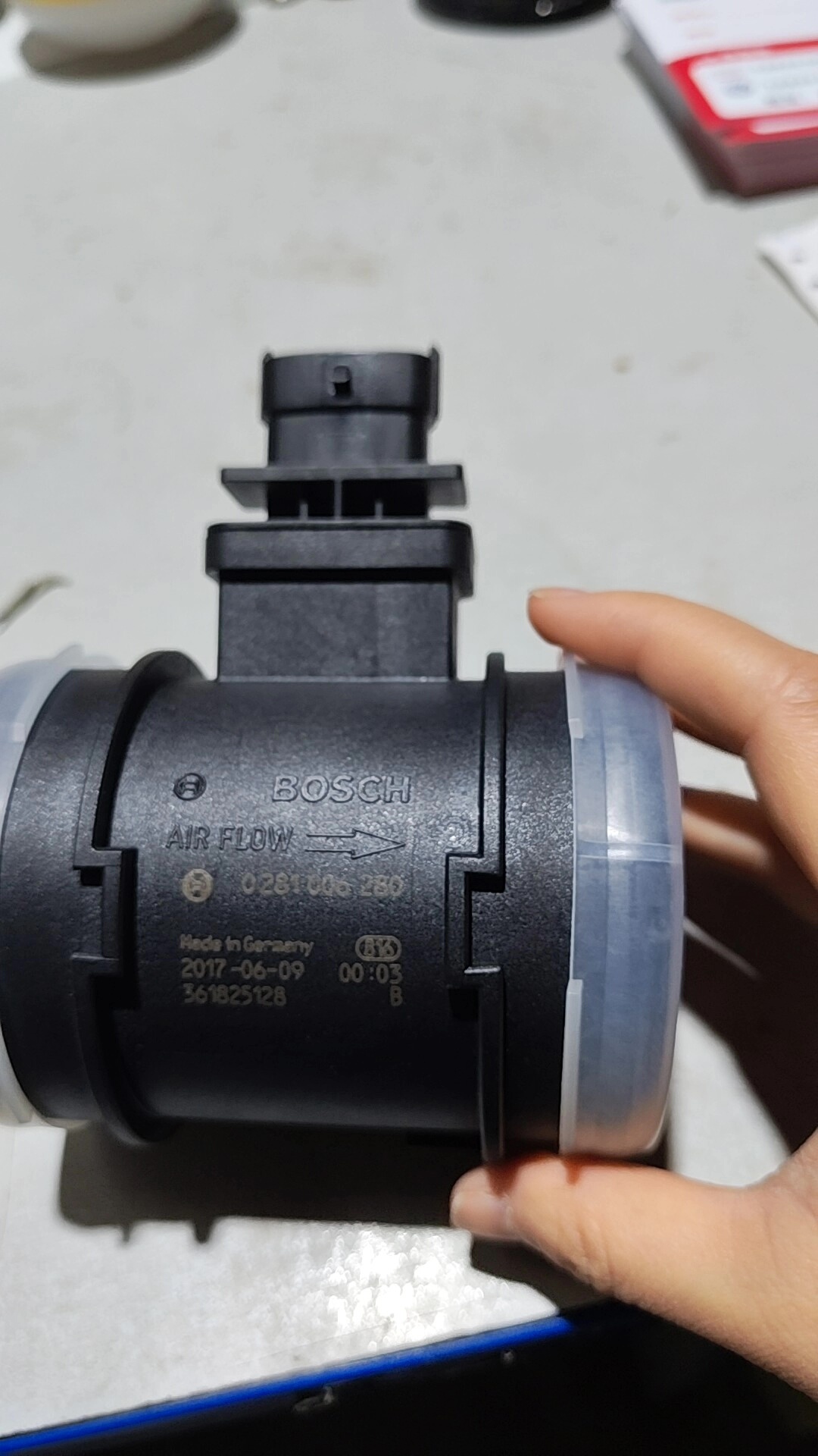 博世空气流量计，型号0281006280德国原装进口，全新正品，现货实拍，现拍现发