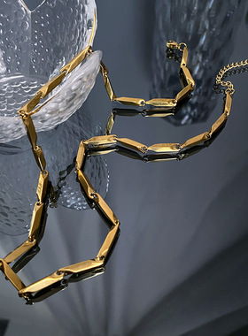 男女通用ins钛钢锁骨链轻奢小众