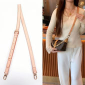 适用lv老花包变色皮肩带替换配件改造side trunk包单肩斜挎皮肩带