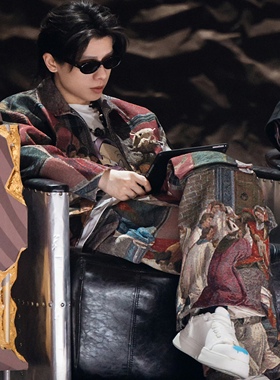 中国新说唱2024法老同款眼镜太阳墨镜复古猫眼男女嘻哈GM椭圆户外