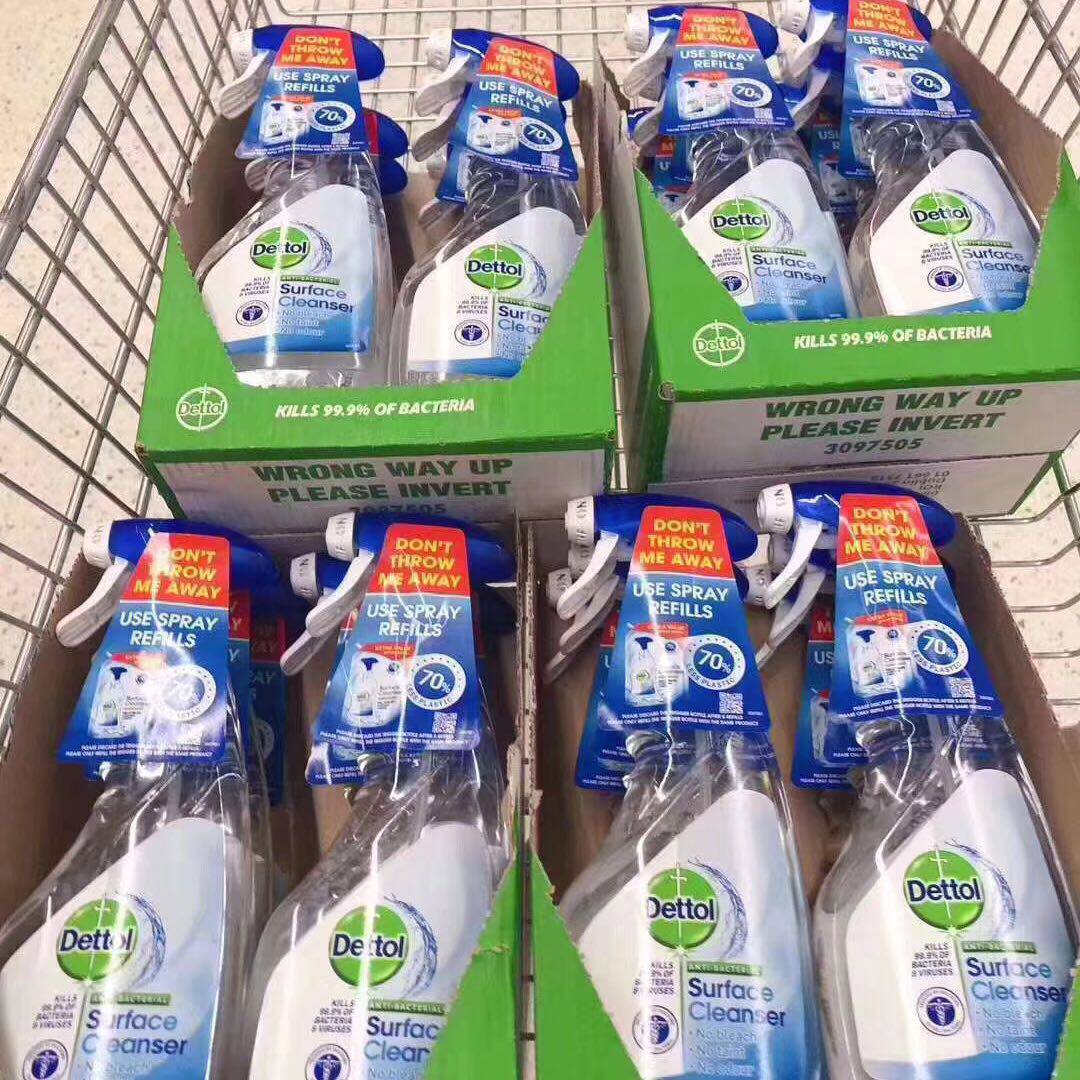 英國代購Dettol/滴露 殺菌消毒噴霧殺滅病毒細菌500ml噴劑在類目 洗護清潔劑/衛生巾/紙/香薰, 家庭環境清潔劑, 消毒液中 - 來自Buy2taobao.com提供專業的淘寶代購服務