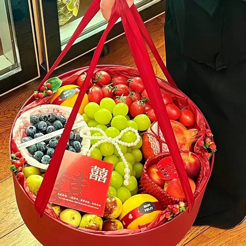 透明开窗圆形防水手提鲜花水果包装礼盒花艺包装盒花店花束插花盒,鲜花速递/花卉仿真/绿植园艺,花艺包装盒,淘宝优惠券,粉丝福利购,淘宝优惠卷