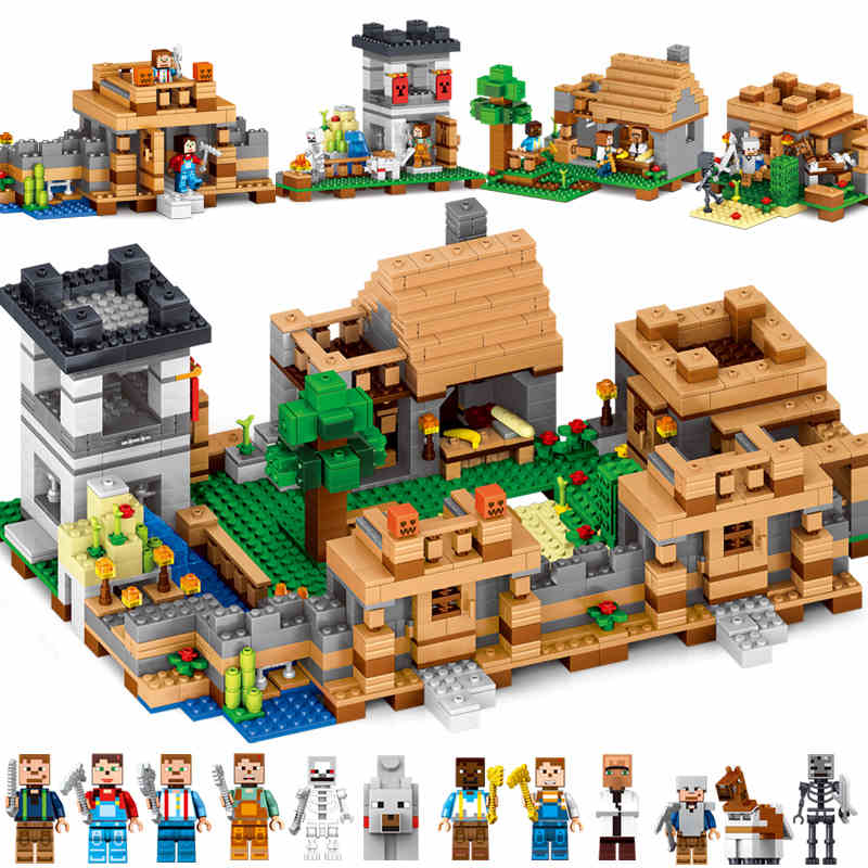 拼装积木模型送男孩玩具