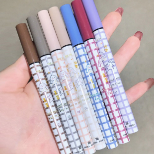 xixi极细眼线液笔彩色白色不晕染持久漫野下至下睫毛新手初学者