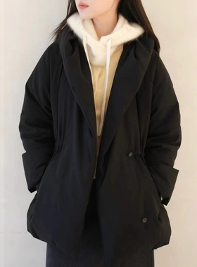 现货ICIC小禾同源鹅绒【HUG羽绒服】冬季新款精纺羊毛羽绒服