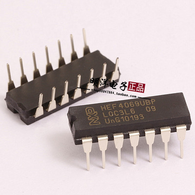 NXP HEF4069UBP 全新原装进口NXP 飞利浦 DIP-14 HEF4069