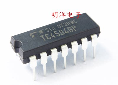 TC4584BP 原装进口 TC4584 东芝TOS全新 逻辑六反相施密特触发器