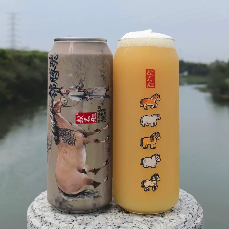 惠同学 或不凡  五花马锦膊骢 浑浊酒花型淡色 500ML 精酿啤酒图片