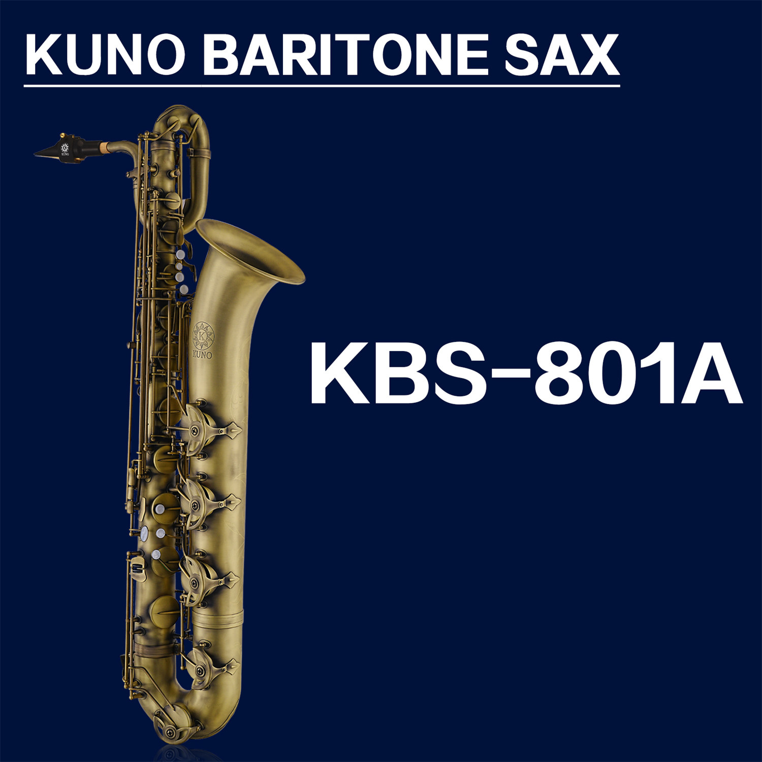 KUNO/九野 上低音萨克斯 KBS-801A 降E调 巴立东萨克斯风 管乐器