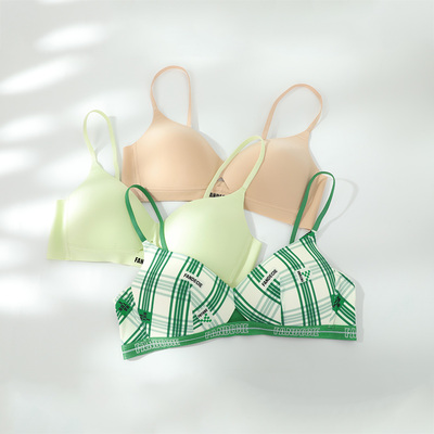 【喵喵围】芬狄诗商场同款内衣女无钢圈薄杯凉感抗菌文胸FB00458