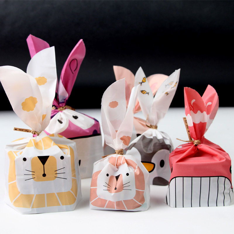 烘焙点心包装袋兔耳朵袋子雪花酥牛轧糖果糖袋礼品袋饼干曲奇袋子