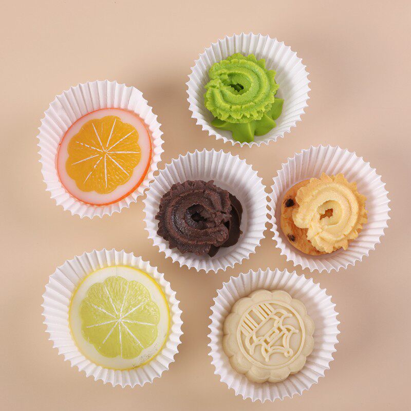 纯白手工烘焙雪媚娘青团水果大福防油装饰纸托曲奇蛋黄酥小蛋糕杯