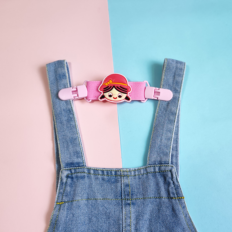 背帶褲防掉神器吊裙肩帶固定夾子