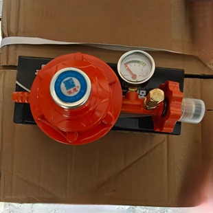 家用瓶装液化气调压器国标自闭不可调大火力低压阀带表过流切断