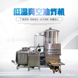 果蔬低温真空油炸机香蕉片苹果片油炸设备秋葵香菇电加热智能控温