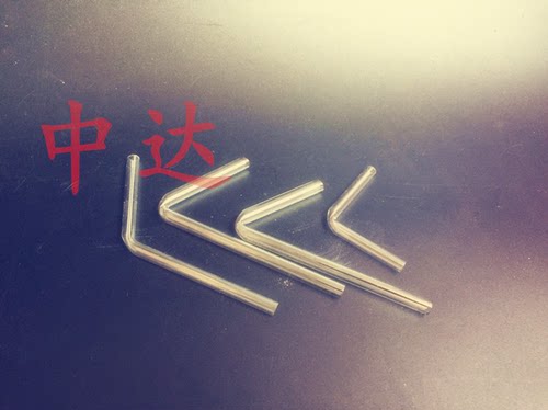 玻璃弯管导气管可定制化学实验仪器器材玻璃玻璃导管通气玻璃管
