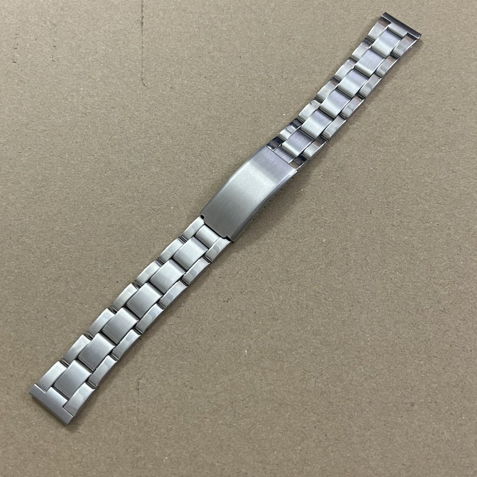 优质手表配件16mm表带平口包片表链带 长17.8CM