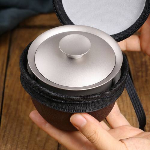 纯钛户外盖碗功夫泡茶壶