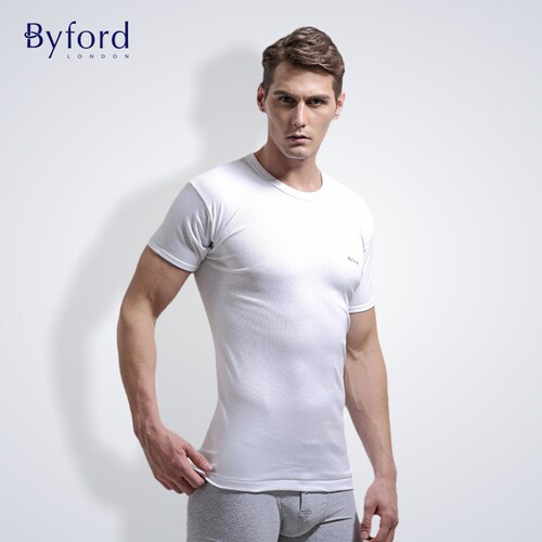 BYFORD百富男士短袖打底衫