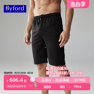 短裤 MH23022 新款 男士 商场同款 休闲裤 BYFORD 凉感五分裤 百富