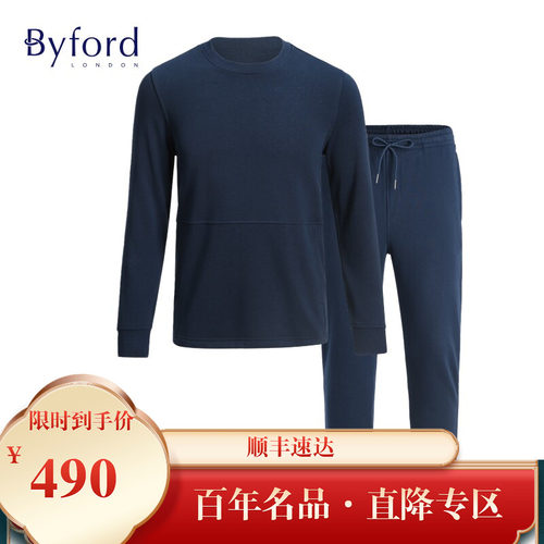 byford/百富男秋冬休闲长袖长裤