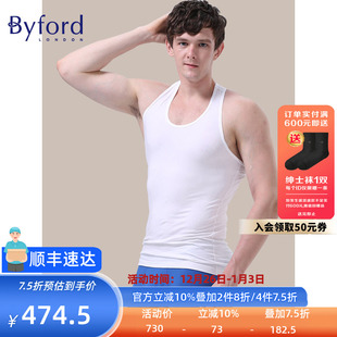 动动背心 Byford 打底衫 背心舒适棉质汗衫 MW7300 百富男士