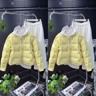 韩系简约风褶皱面圆领夹棉外套2026早春新款洋气时尚休闲百搭潮女