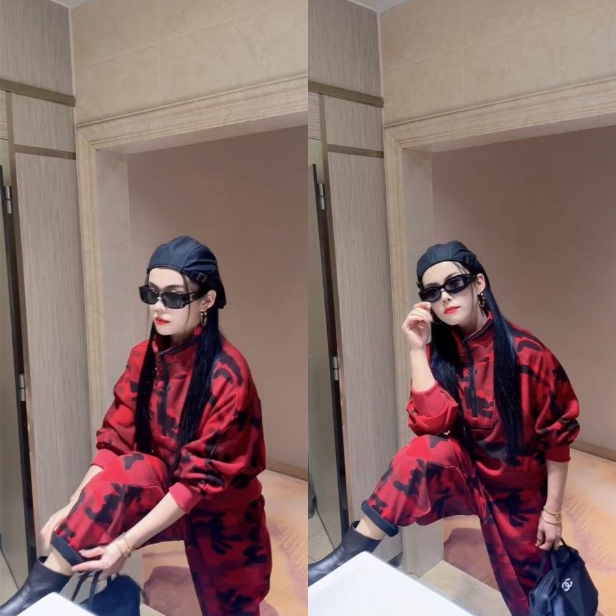 欧货潮牌迷彩半拉链立领卫衣哈伦裤2026早春新款休闲百搭两件套女,女装/女士精品,休闲运动套装,淘宝优惠券,粉丝福利购,淘宝优惠卷