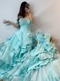 出租】正版十字皇后亚斯蒂兰成人礼生日派对宴会主持走秀晚礼服