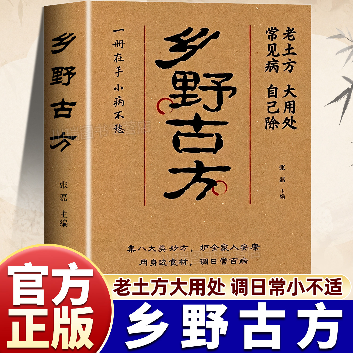 乡野古方官方正版书籍中医养生大全彩图精解经典土单方书籍详解家庭养生实用生活百科全书民间乡野中医偏方秘方古方大全书土方方子