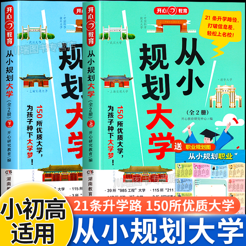 开心教育从小规划大学专业介绍书