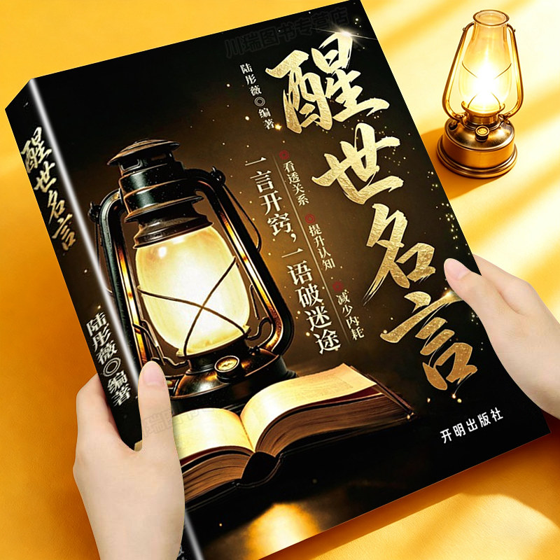 醒世名言正版书启迪人生智慧哲语提升格局为人处世智慧书籍针见血人间清醒文案缓解焦虑修身修心枕边书成年人破除迷茫人生哲理读物