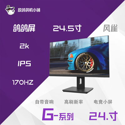 鸽鸽屏24.5寸2K170Hz雷鸟