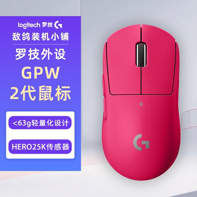 鸽鸽&罗技 G PRO X SUPERLIGHT 2 SE无线游戏鼠标 狗屁王二代金刚