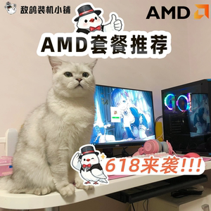 【敌鸽618AMD专场】一台美好的AI游戏台式机 券补大促推荐配置单