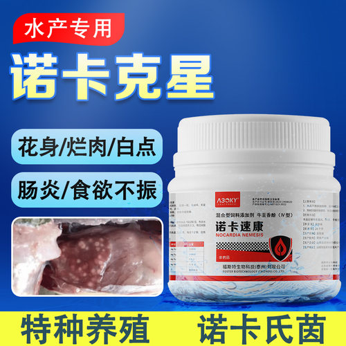 诺卡氏速净加州鲈黄颡鱼专用药