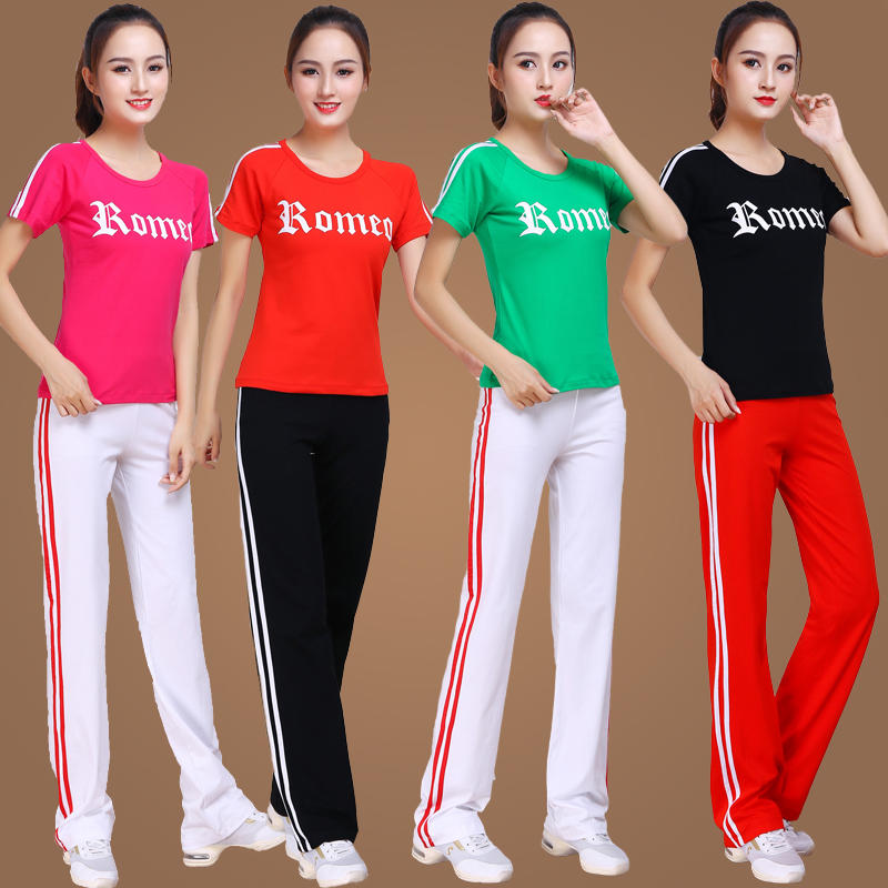 新款楊麗萍健身操團體衣服鬼步舞