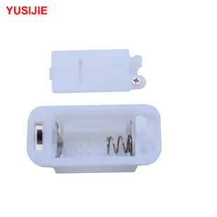 YSJ-459 玩具模型塑胶AG13纽扣电池盒子带螺丝开关装3节4.5V